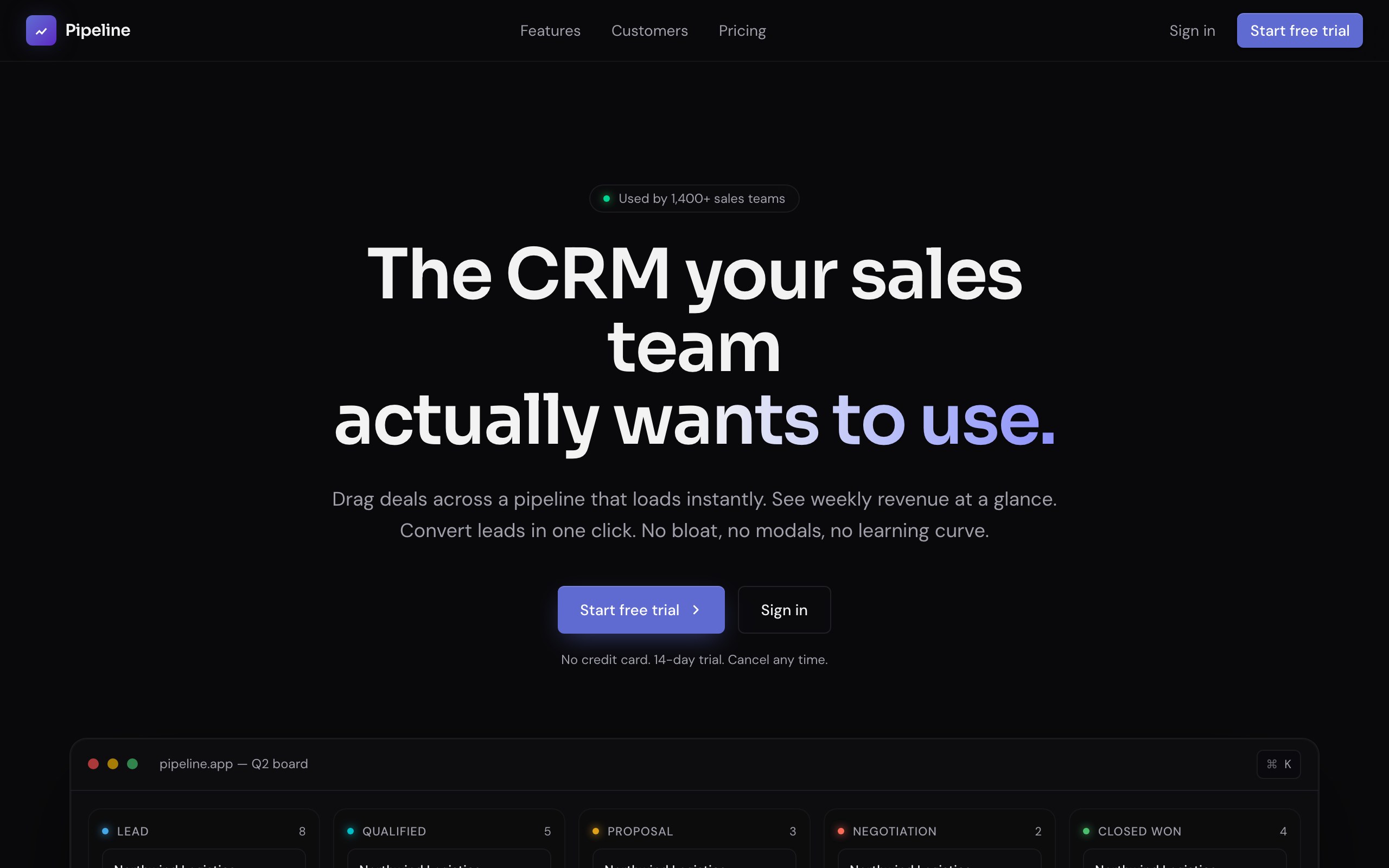 Pipeline CRM