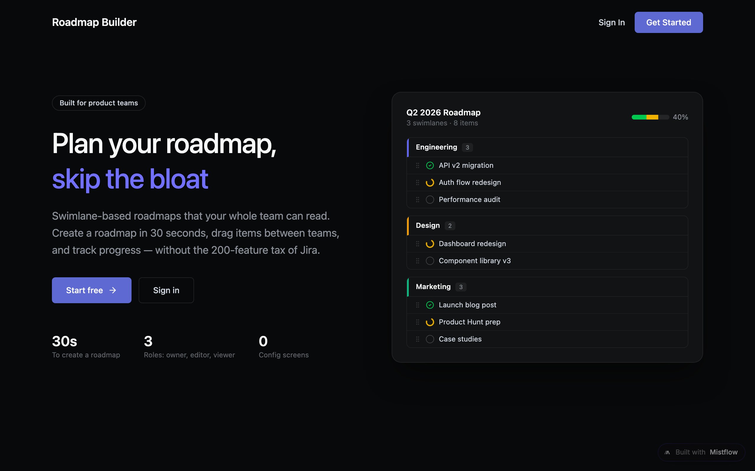 Roadmap Builder